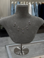 Колье Five silver