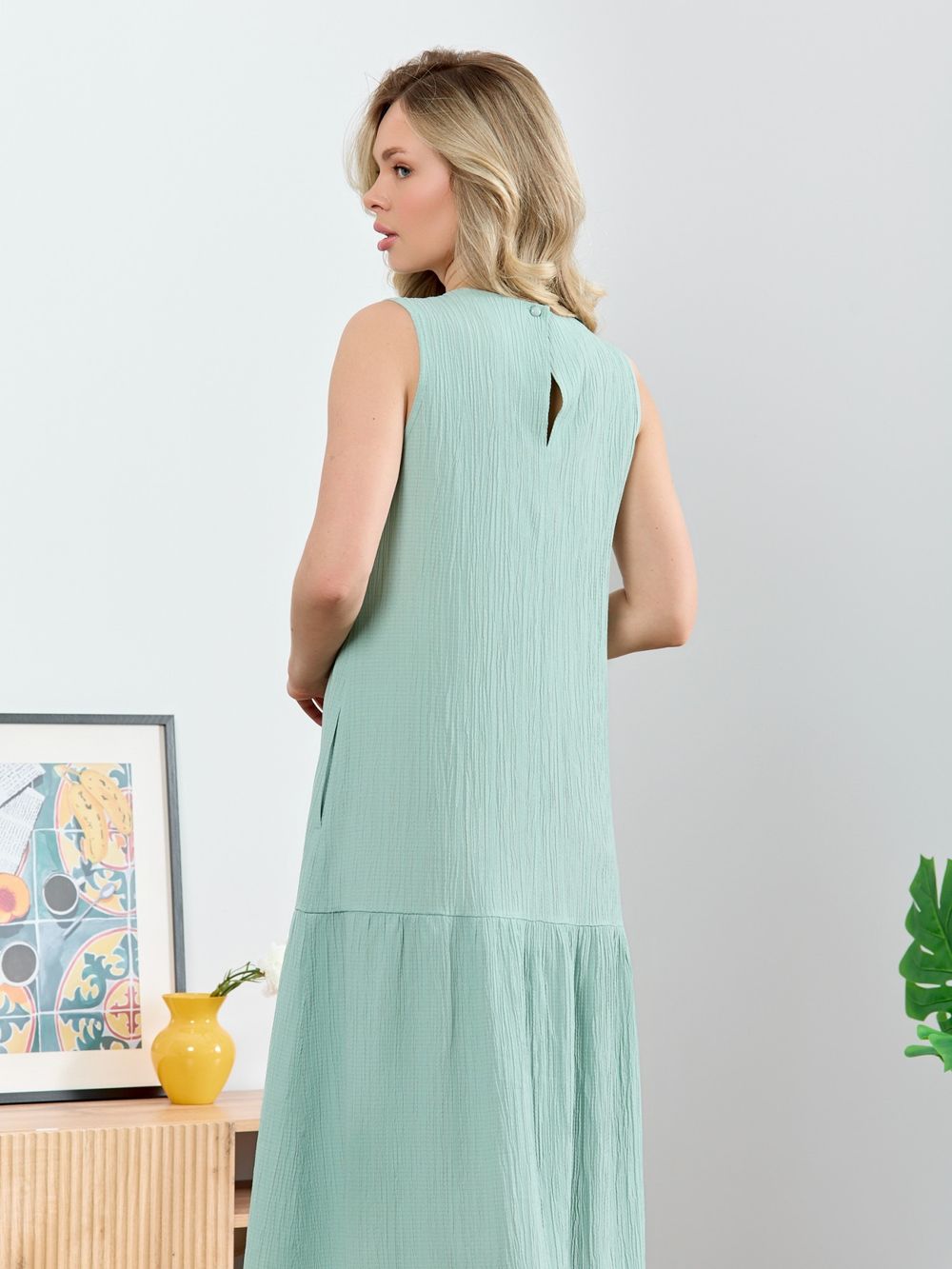 Сарафан Сиеста-1 Виотекс СВЕТЛО-ЗЕЛЕНЫЙ