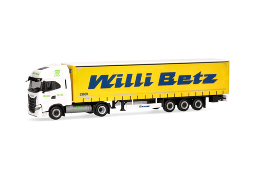 Грузовик Iveco S-Way LNG тентованный пп «Willi Betz» (Баден-Вюртемберг/Ройтлинген)