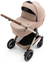 Коляска Agex Prima Pro 3 в 1 с автокреслом i-Safe Black APP232 Beige (Бежевый)