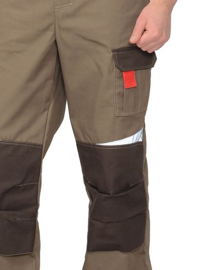 Полукомбинезон "Сириус-Фаворит-Мега" (с.коричневый/коричневый/красный)