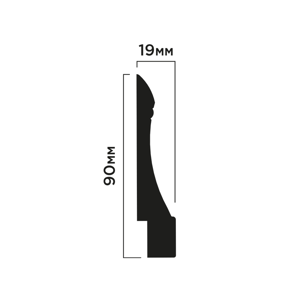 Плинтус L1606