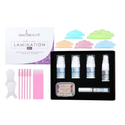 Набор для ламинирования бровей и ресниц Ekko Beauty