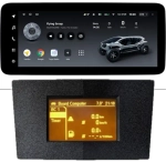 Магнитола для Opel Antara 2006-2015 (перенос БК вниз, черная) - Teyes LUX ONE ROUND монитор 12.3" 2K QLED на Android 10, CarPlay, 4G SIM-слот