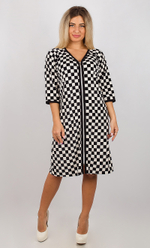 Халат женский Д-168 клетка