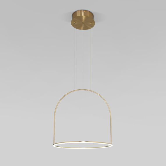 Подвесной светодиодный светильник Eurosvet Over 90322/1 латунь