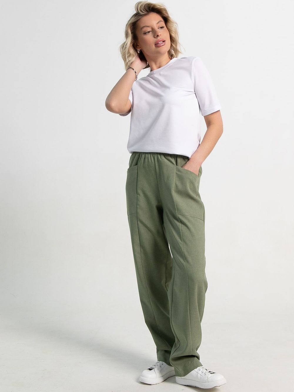 Брюки Кения (оливка) Б15256-19М LT Collection