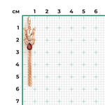 Подвеска «Пантера» из красного золота с гранатом