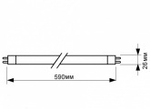 Люминесцентная линейная лампа T8 TL-D 18W/840 4000K SUPER 80 G13 590mm Philips 927920084055