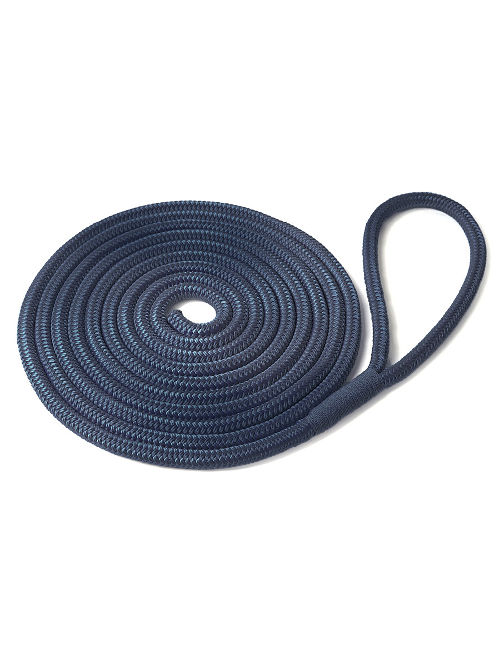 Шнур плетеный швартовый SailMaster Dock Cord 12,0 мм, 2800 кгс, 6 м, с огоном, Navy Blue