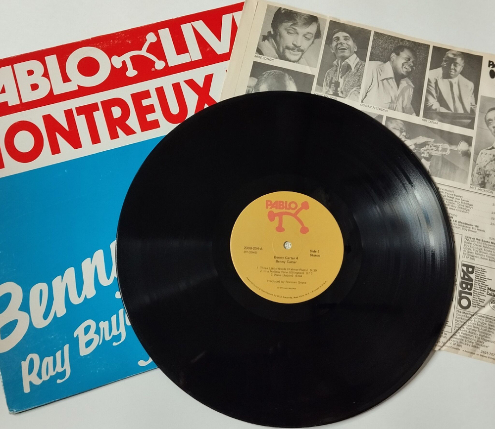 Винтажная виниловая пластинка LP Benny Carter 4 Montreux 77 (USA 1977)