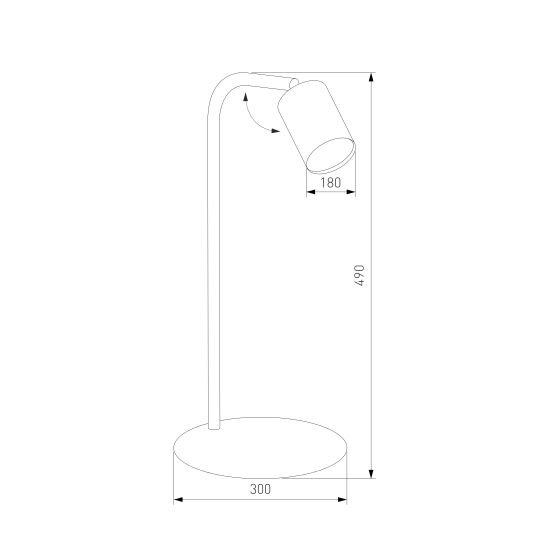 5414 / настольный светильник / Logan Black