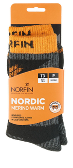 Термоноски Norfin T3P NORDIC MERINO WARM CREW р.(39-41) M