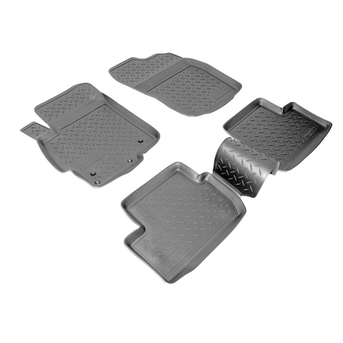 Ковры в салон Norplast/Unidec для Mitsubishi Lancer X (2007-)Полиуретан,Черный, арт.NPL-Po-59-25