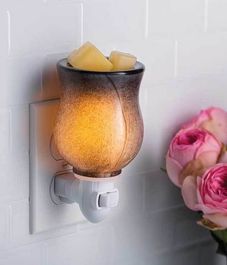 Аромасветильник розеточный Обсидиан черный, Candle Warmers