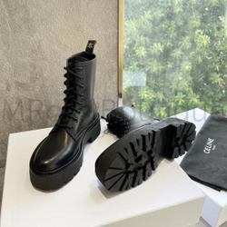 Черные ботинки на шнуровке Celine (Селин) премиум класса