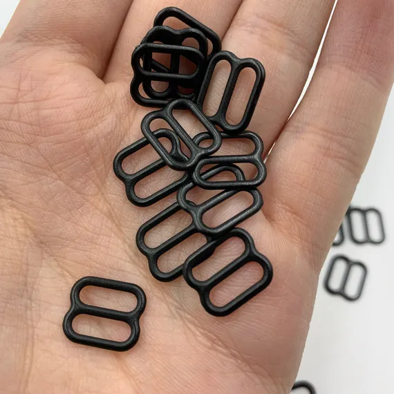 Регулятор для бретели черный матовый 10 мм, Arta-F