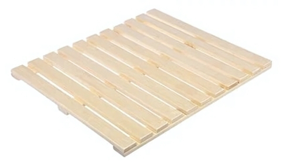 Решетка на пол,липа «Банные штучки» 60х70х3 см