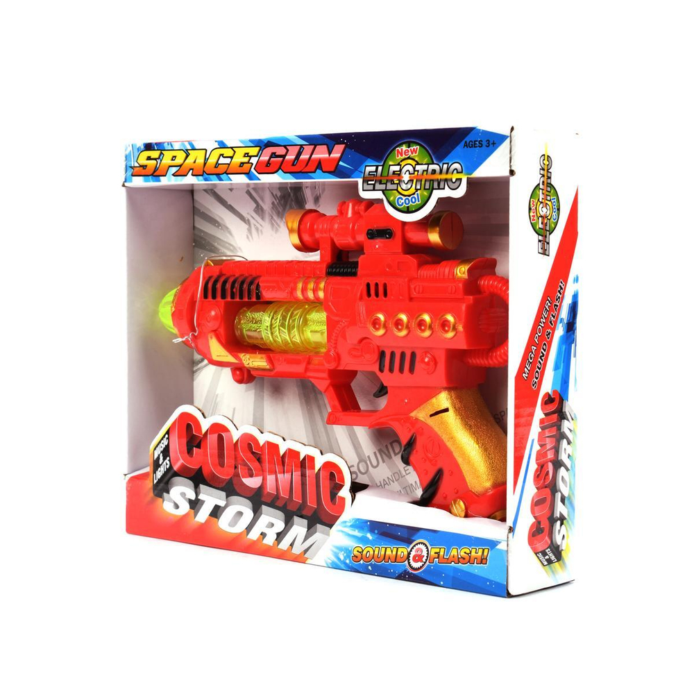 Пистолет на бат., коробка 669D-3