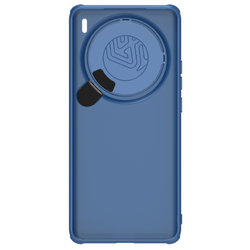 Чехол синего цвета усиленный с откидной защитной крышкой для камеры на Vivo X100 Pro от Nillkin, серия CamShield Prop Case