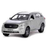 Модель ин. мет. "Kia Sorento Prime" 12см. серебристый, откр.дв.коробка SB-17-75-KS-N(SL)-WB (Технопарк)