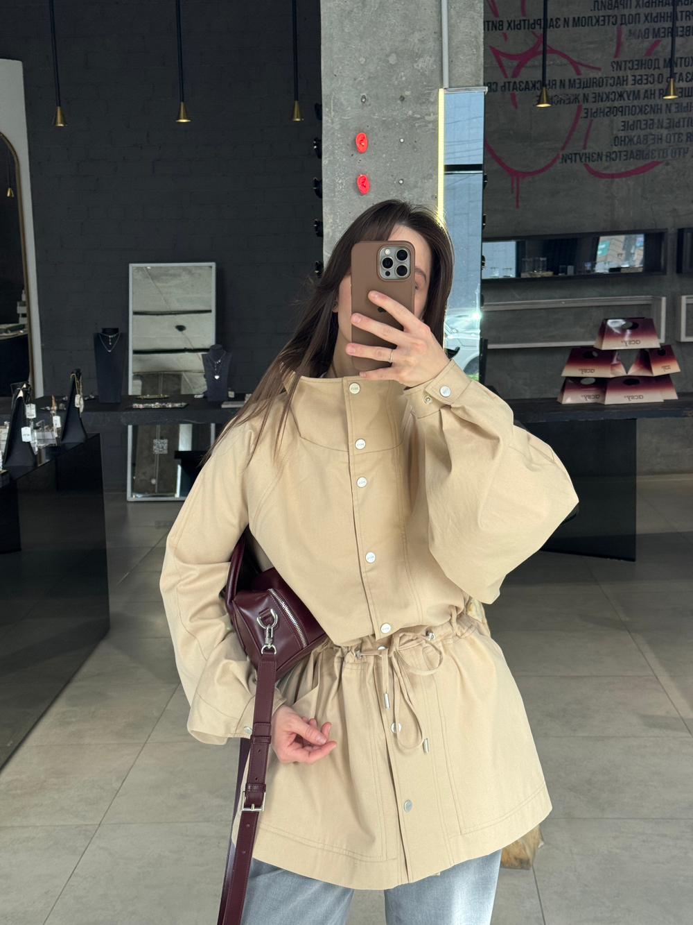 Тренч - парка песочная