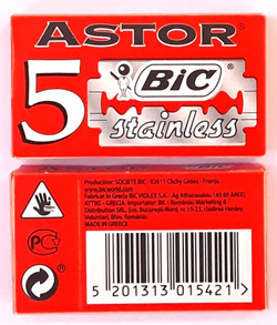 Astor Stainless BIC Лезвия 20х5 шт