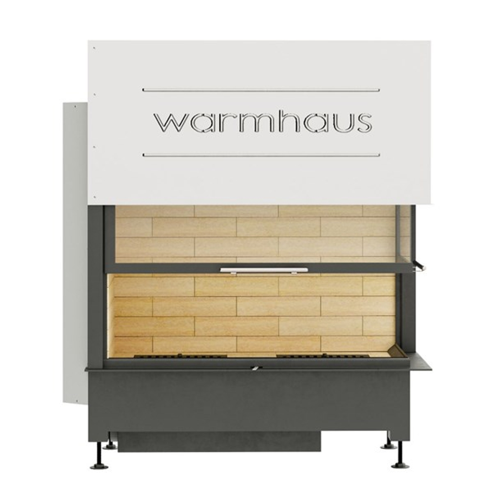 Каминная топка угловая правая WARMHAUS KANT R 100/57h