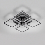 Citilux Марсель Смарт CL232A145E RGB Умная люстра Чёрная