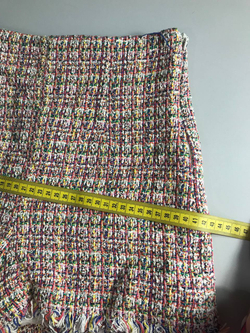 Шорты Zara твидовые, маркировка S, визуально 44 размер