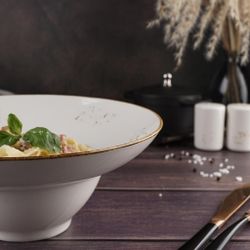 Тарелка глубокая 400 мл d 23 см h9,5 см для пасты   Noble [2]