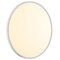 7659/48L MITRA LED SN 089 Светильник пластик/белый LED 48Вт 3000/4000K D600 IP40 ALFA WHITE
