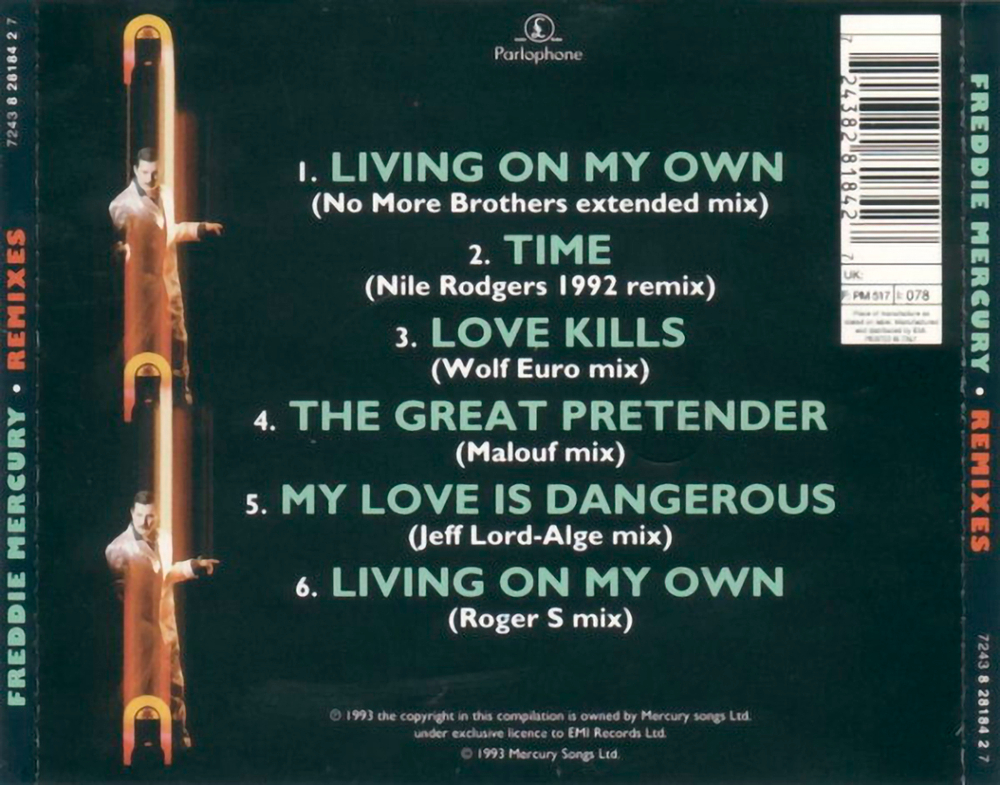 Freddie Mercury / Remixes (CD)