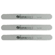 Пилка Терминатор/Сухожар 100/180 Прямая тонкая SofiaNails