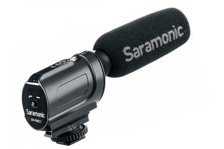Микрофон накамерный Saramonic SR-PMIC1 суперкардиоидный, разъем 3,5 мм TRS