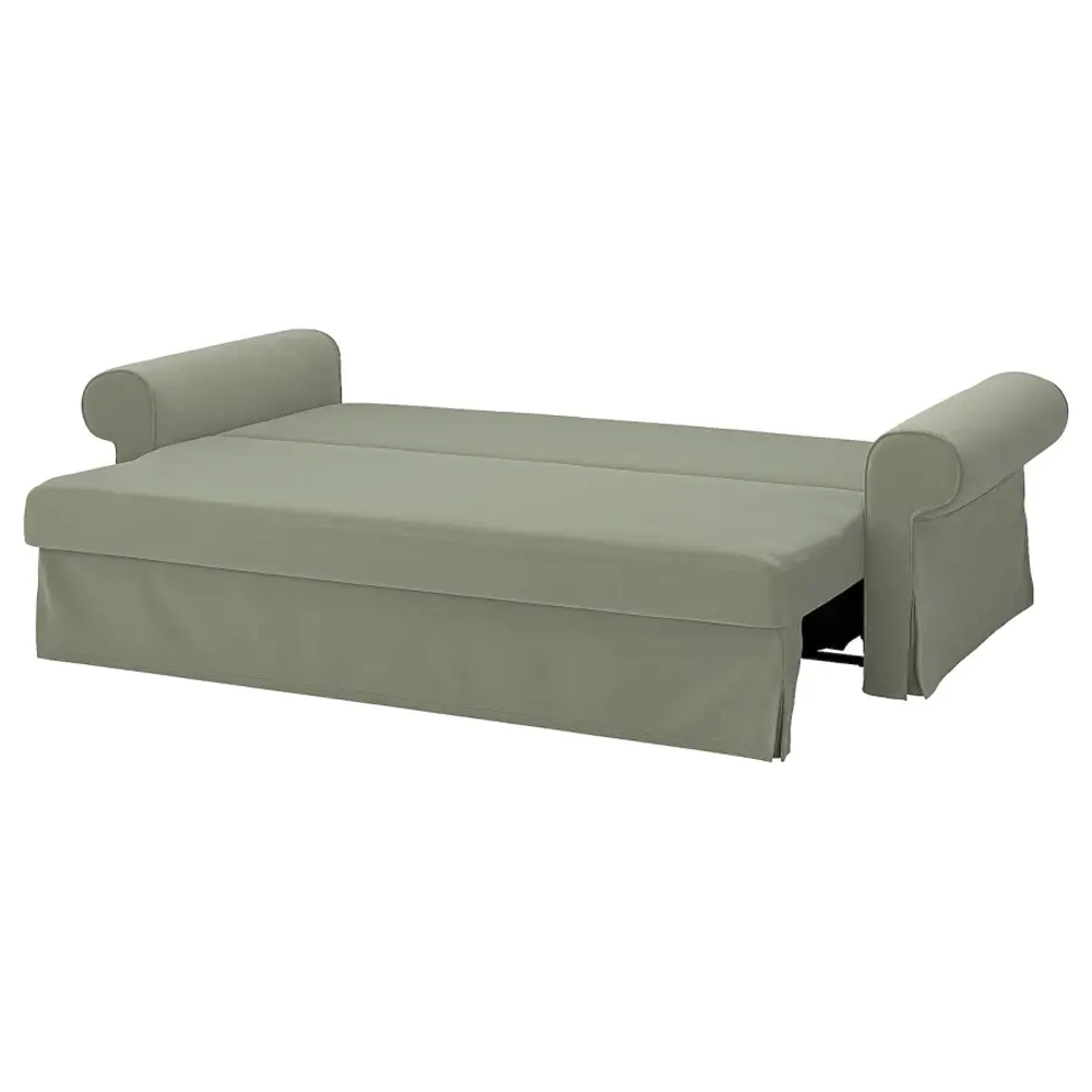 3-местный диван-кровать - IKEA VRETSTORP, 91x96x244см, зеленый, ВРЕТСТОРП ИКЕА