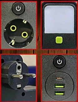 Тройник сетевой фильтр 3 розетки