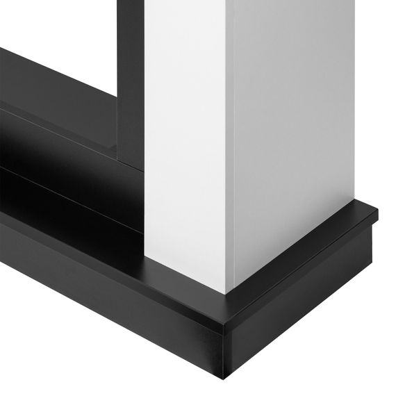 Каминокомплект: Очаг Electrolux Infinity EFP/P-1600ULS N, портал Canto Long белый, черный — (4)