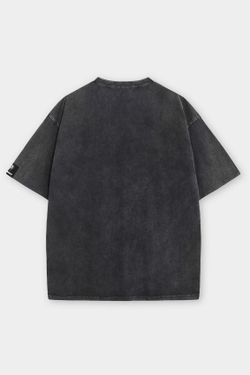 Футболка SHMOT BLANK, GARMENT DYE, Черный