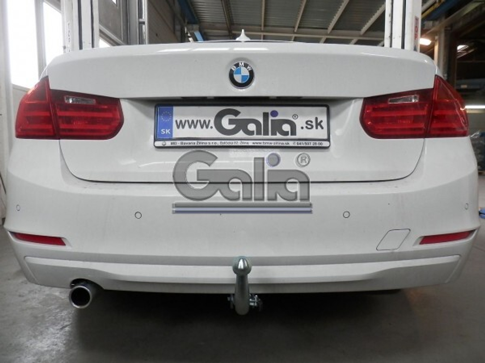 Фаркоп оцинкованный Galia B021A для BMW BMW 3-Series 2011- седан/универсал, BMW 1-Series 2011-, (паспорт и сертификат в комплекте)(без электрики)