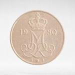 Denmark, 10 Øre - Margrethe II, 1980, VF
