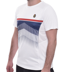 Футболка мужская теннисная Monte-Carlo Country Club Gradual Print T-Shirt - white