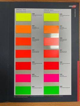 Пленка Oracal (6510) 69 флюр зелёная 1*50м