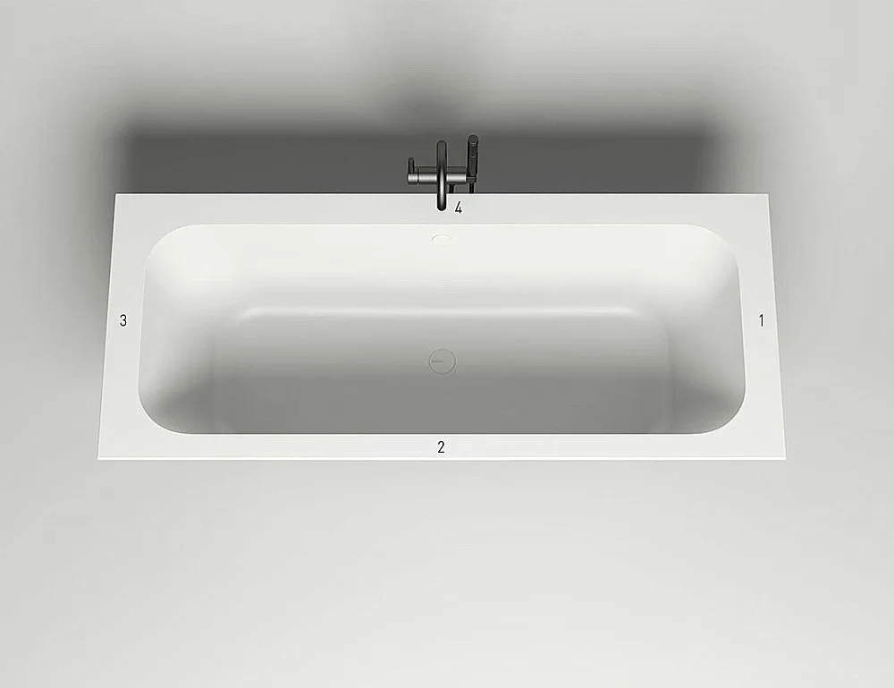 Ванна Salini Orlanda AXIS KIT S-Sense 190x80 103311G белая
