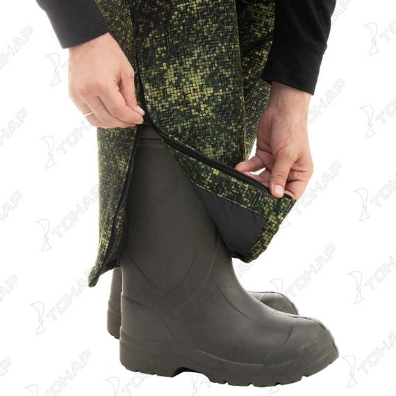 Костюм охотника зимний Салаир Комфорт, цв.зеленый пиксель р.44-46/170-176 Helios