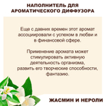 НЕРОЛИ И ЖАСМИН - Наполнитель для ароматического диффузора