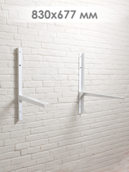 Кронштейн 500x600мм, S=2,5мм, (нагрузка 100 кг), пара SPL-5060УS