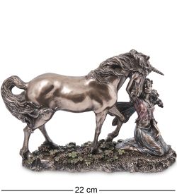 Veronese WS-1322 Статуэтка «Фея с единорогом»