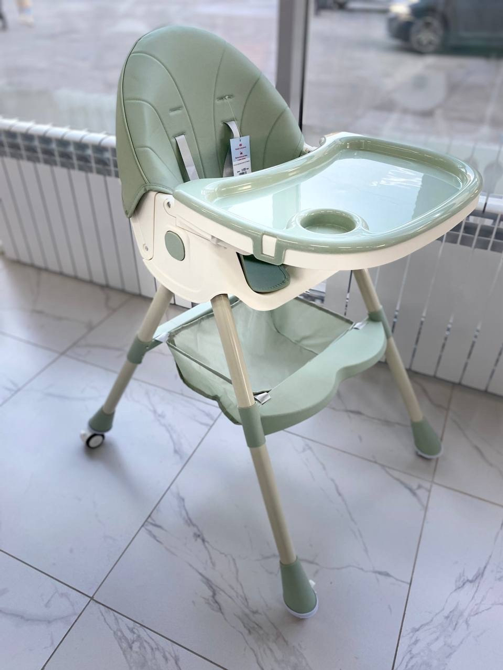 Стул для кормления luxmom Q2 Мятно-Зелёный
