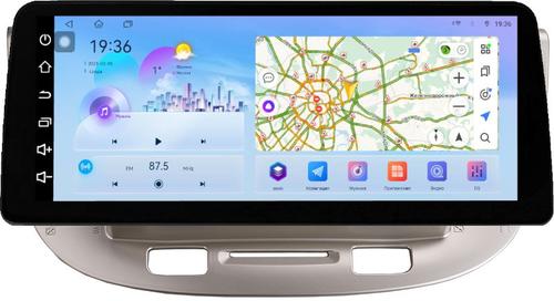 Магнитола для KIA Rio 2 2005-2011 (рамка бежевая) - FarCar монитор 12.3" 2K QLED на Android 14, Быстрая, CarPlay, 4G SIM-слот